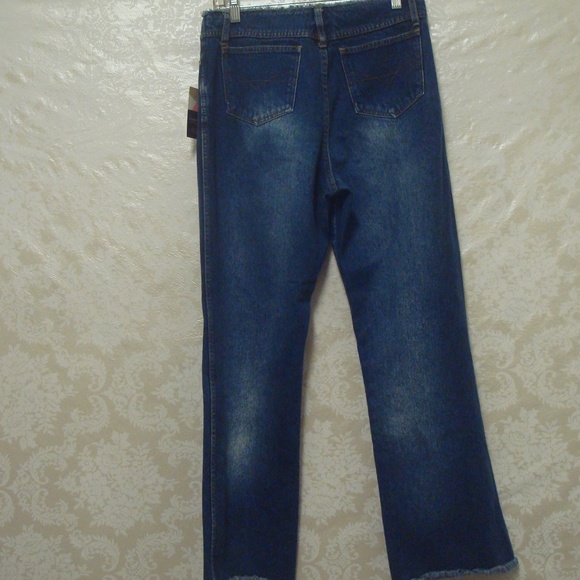 L.A. Blues Distressed Womens Jeans Size Large - Picture 6 of 7